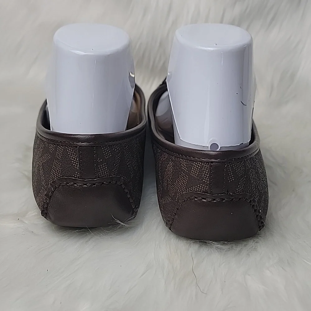 MICHAEL KORS Fulton Signature MK Monogram Logo Moccasin Designer Loafer Flats 9 - Picture 4 of 10